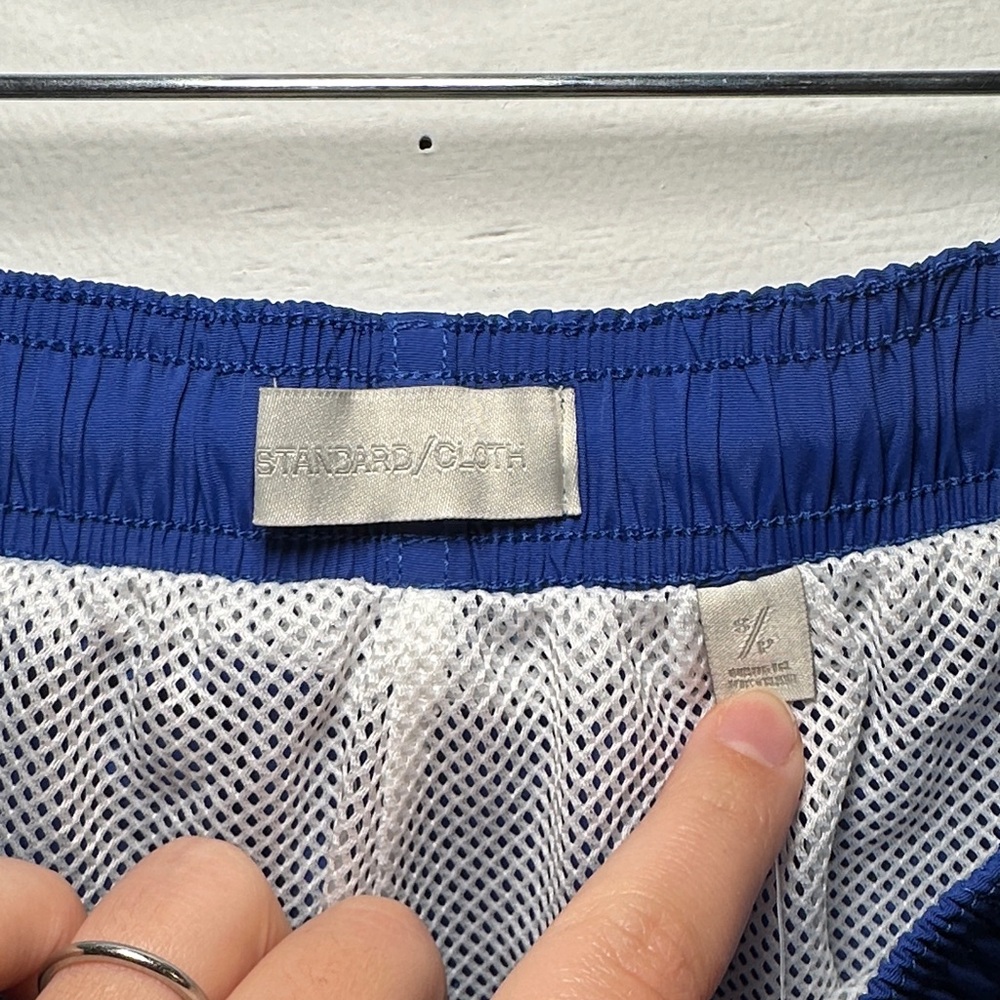 Standard Cloth Urban Outfitters Oliver Nylon Short 5" Blue - Picture 5 of 10